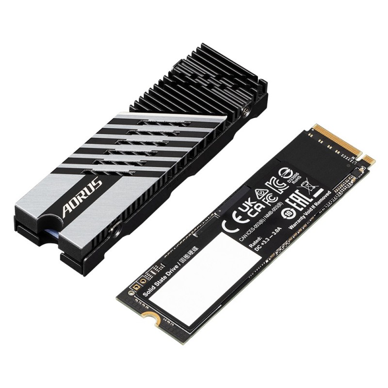 AORUS Gen4 7300 - SSD - verschlusselt - 2 TB - intern - M.2 2280 - PCIe 4.0 x...